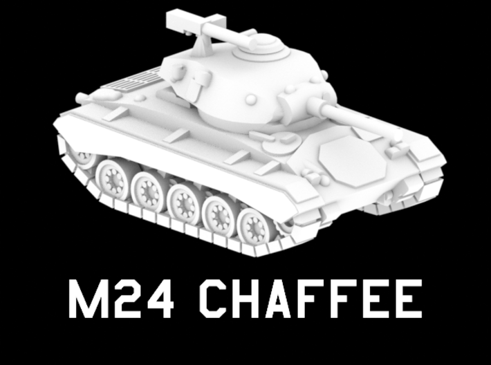 M24 Chaffee 3d printed