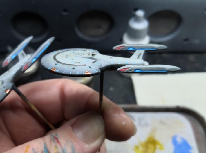 Elysion Class 1/7000 3d printed Smooth Fine Detail Plastic , picture by MJT1969.
