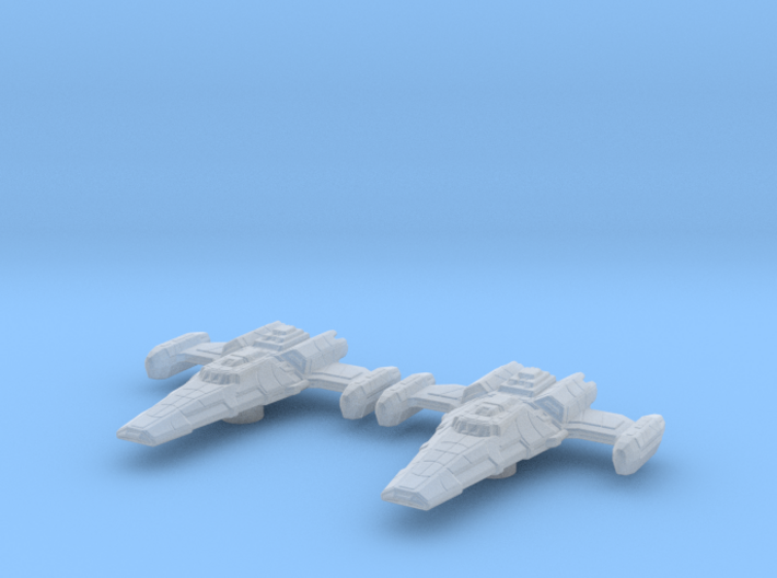  Bajoran Scout 1/1000 Attack Wing x2 3d printed 