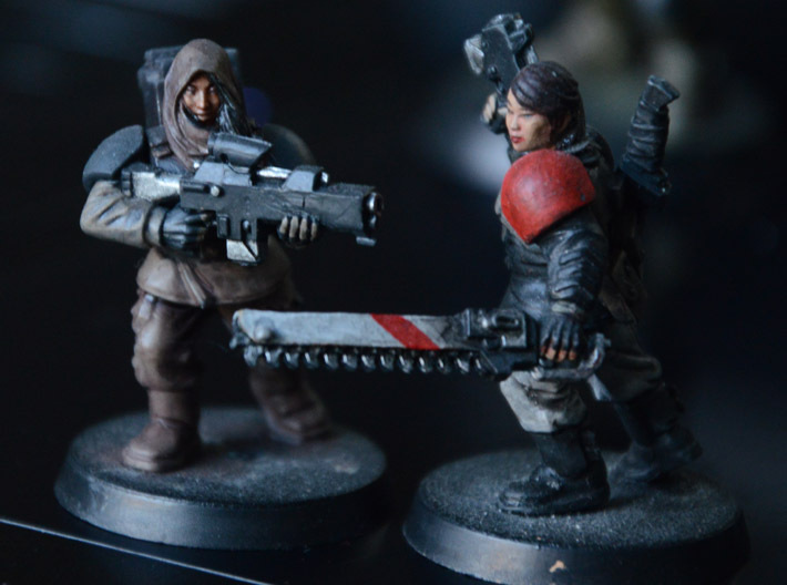 Warfaces2 - Asian Female 3d printed 