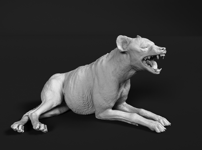 Spotted Hyena 1:24 Lying Male 3d printed