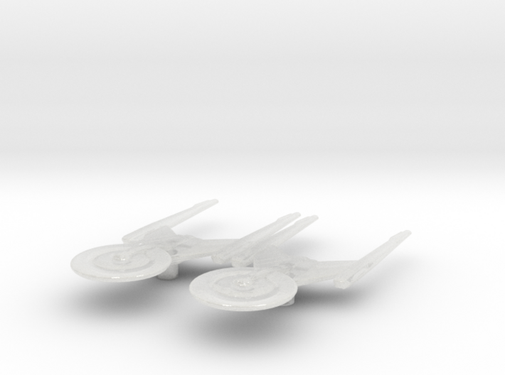 Crossfield Class 1/15000 Attack Wing x2 3d printed