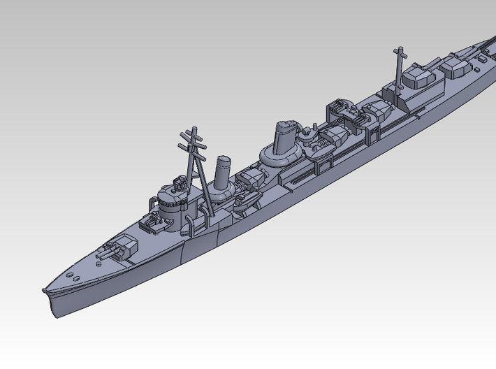 1/1250 Akatsuki class destroyer 3d printed