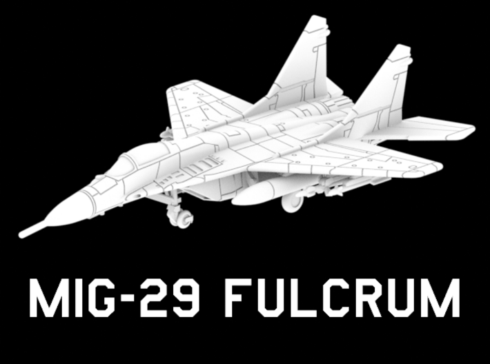 MiG-29 Fulcrum (Loaded) 3d printed