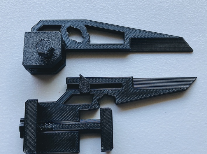 SN-2 Large Calipers - Yard/Meter Stick Attachment 3d printed 