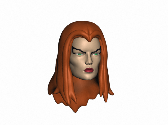 Lady Valtira Head Classics 3d printed 