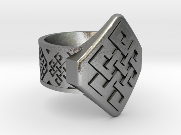 Endless Knot Ring 3d printed