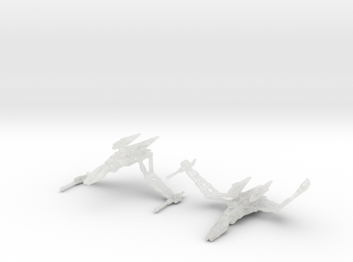 Klingon HoH'SuS Class (STO) 1/7000 Attack Wing x2 3d printed