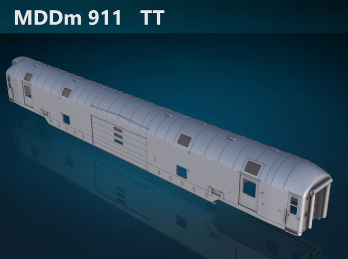 MDDm 911/912/913 TT [body] 3d printed MDDm 911/912/913 TT top rendering