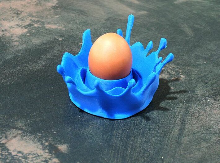 Dropped Egg holder 3d printed 