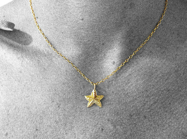 Sea Star Pendant 3d printed