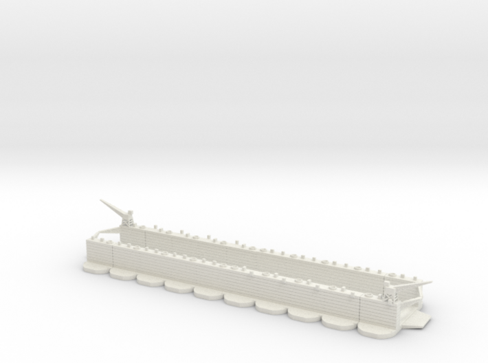 1/1250 Scale USS Artisan ABSD-1 All ten sections 3d printed