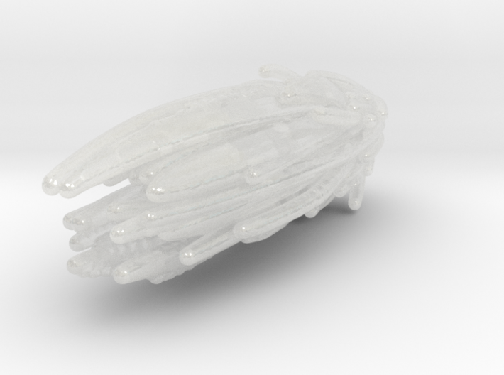 Romulan Mining Vessel 'Narada' 1/250000 AW 3d printed