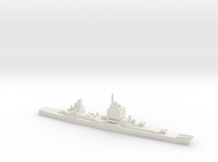 USS Long Beach, Final Layout, 1/1500 3d printed