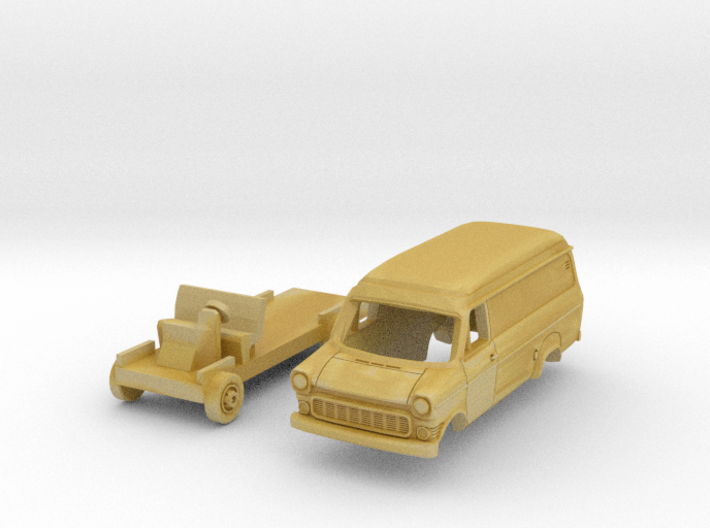 Ford Transit Van Long wheelbase (N 1:160) 3d printed 
