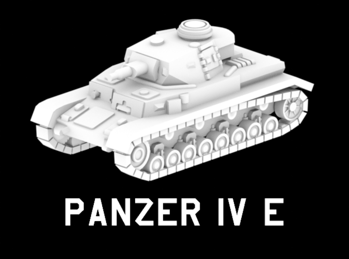 Panzer IV E 3d printed
