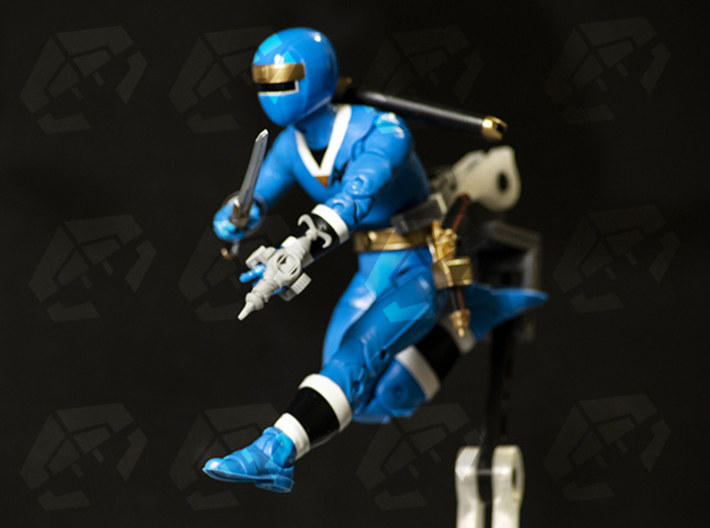 Power of Ninja Accessory Set: Blue Water Shot 3d printed 