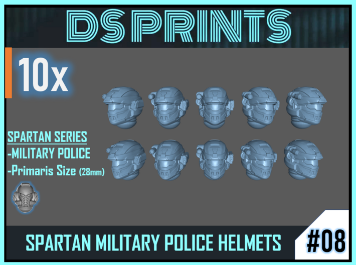 HALO MILITARY POLICE Primaris 28mm - Spartans 08 3d printed 