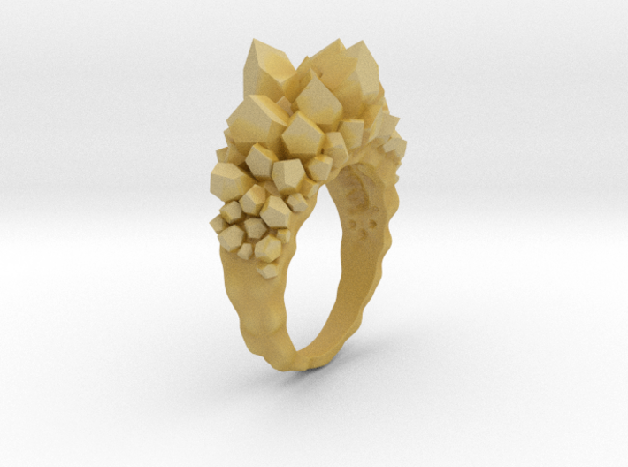 Crystal Ring size 7 3d printed