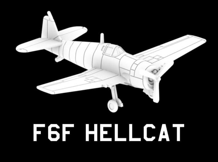 F6F Hellcat 3d printed