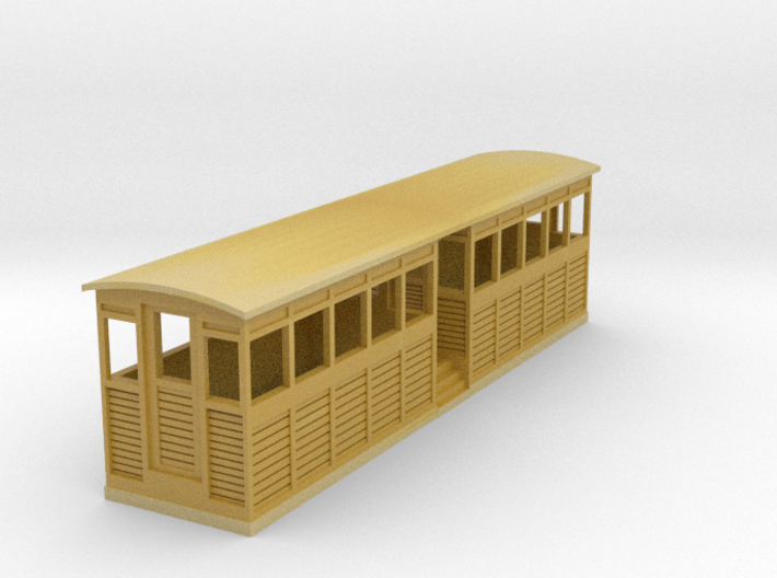 Tramway style coach (full closed) 3d printed