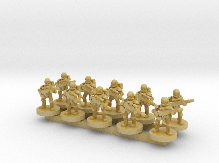 Vanguard Storm Troopers Squad 3d printed