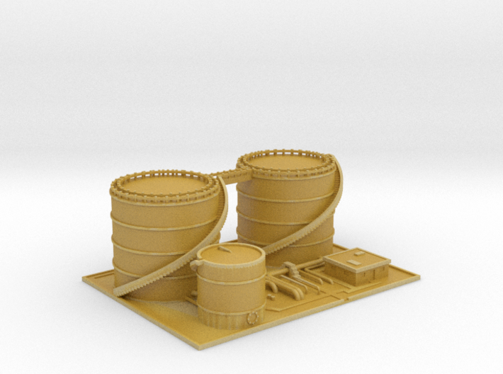 Airport Fuel Farm - Various Scales 3d printed