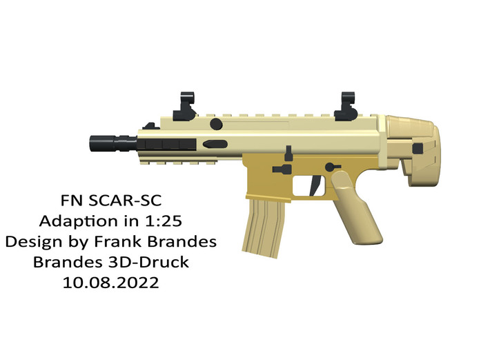 FN SCAR SET SC, L, H, FN 40GL 3d printed 