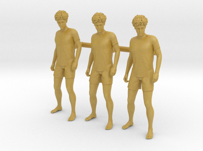 Male Standing Barefoot 3d printed