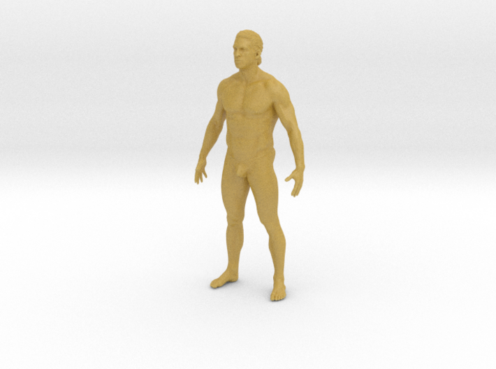Naked man in 10cm Passed 3d printed
