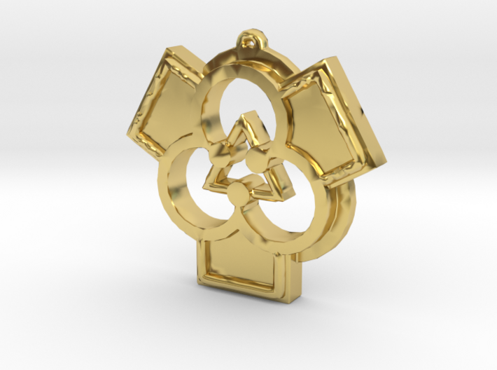 Architectural Pendant for a Patron of the Arts 3d printed