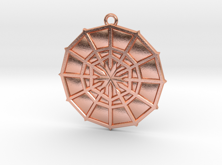 Rejection Emblem 04 Medallion (Sacred Geometry) 3d printed