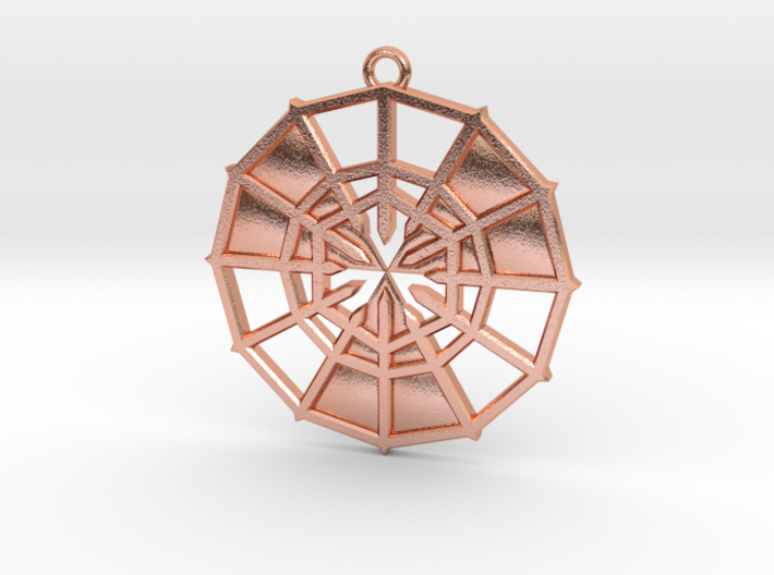 Rejection Emblem 12 Medallion (Sacred Geometry) 3d printed
