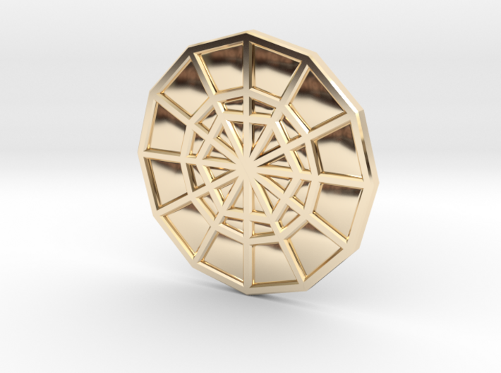 Restoration Emblem 04 CHARM (Sacred Geometry) 3d printed