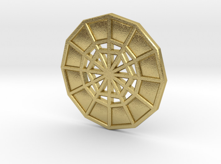 Restoration Emblem 08 CHARM (Sacred Geometry) 3d printed