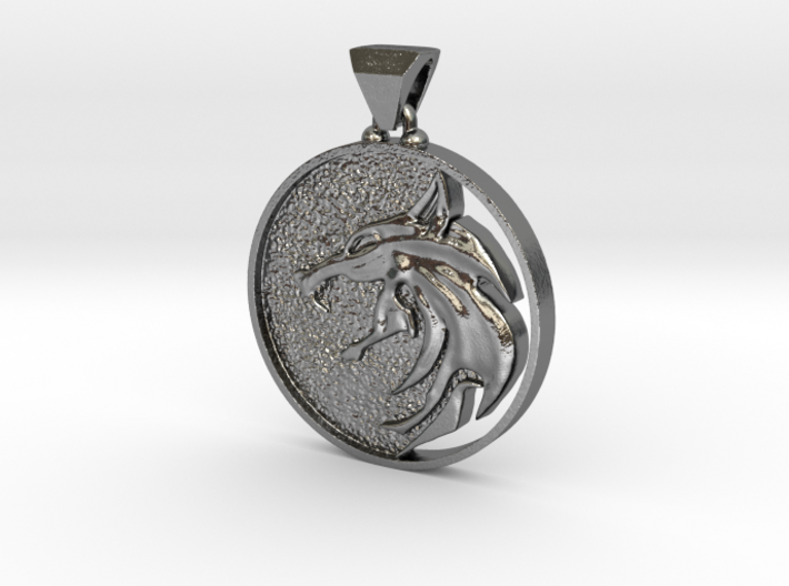 Witcher_Medallion 3d printed