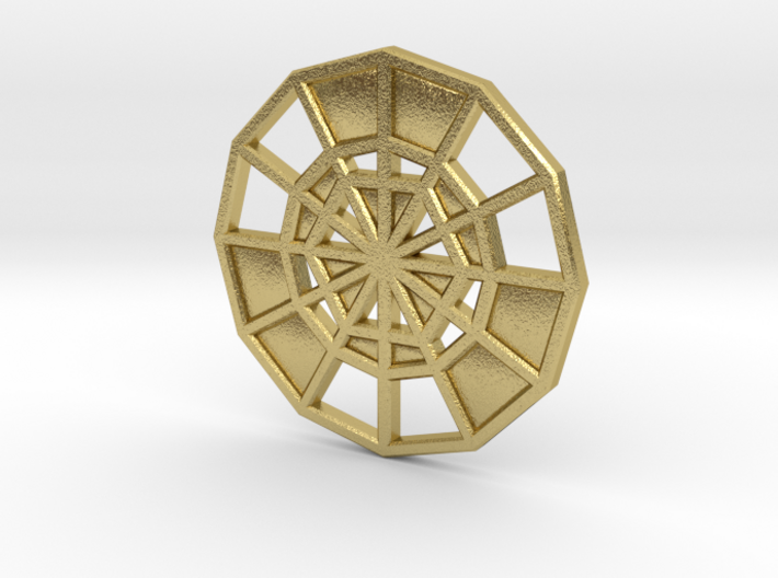 Restoration Emblem 10 CHARM (Sacred Geometry) 3d printed