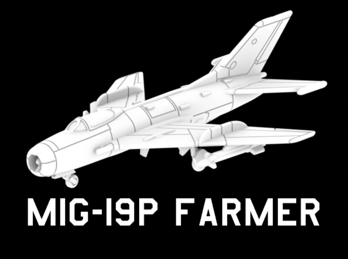 MiG-19P Farmer (Loaded) 3d printed