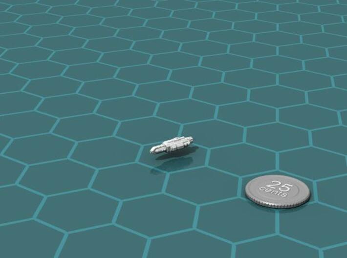 New Hudson Fleet Corsair 3d printed Render of the model, with a virtual quarter for scale.