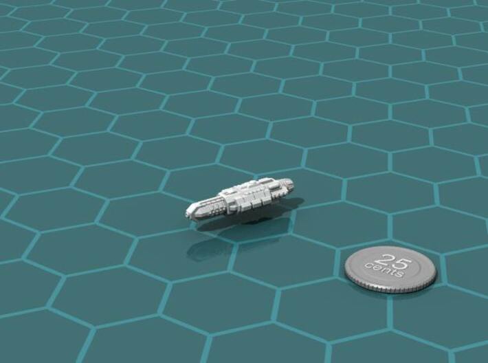 New Hudson Fleet Cruiser 3d printed Render of the model, with a virtual quarter for scale.