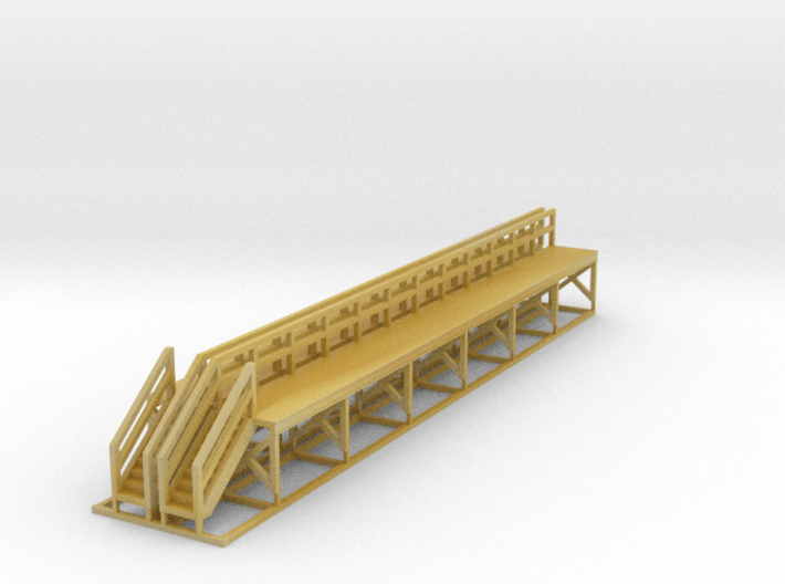 N Scale Train Maintenance Platform DOUBLE LENGTH 3d printed 