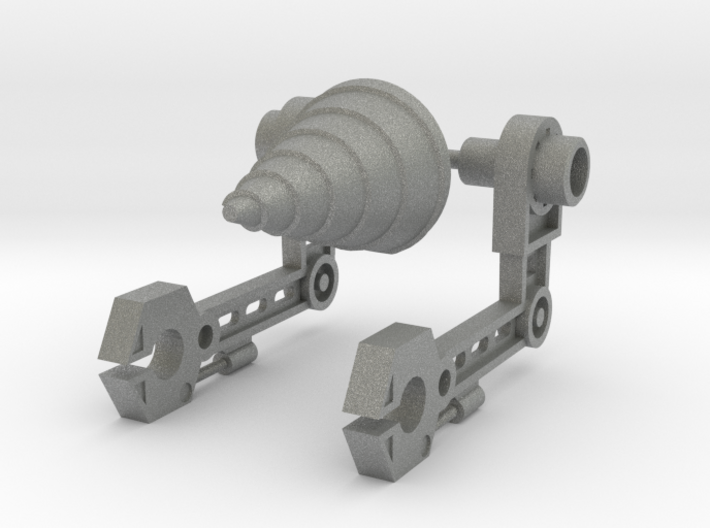 Micro Robot 2A Micronauts Figure 3d printed Grey Parts