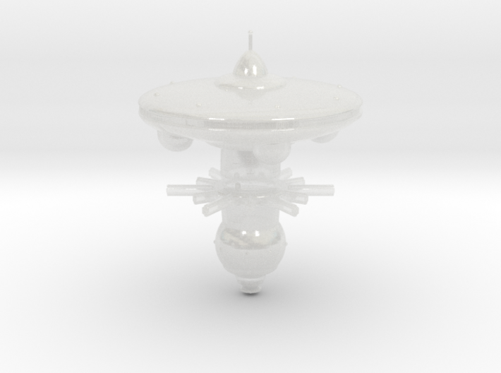 Watchtower Class Space Station 1/7000 3d printed