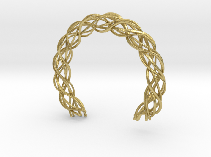 Torus Knot Bracelet 3d printed
