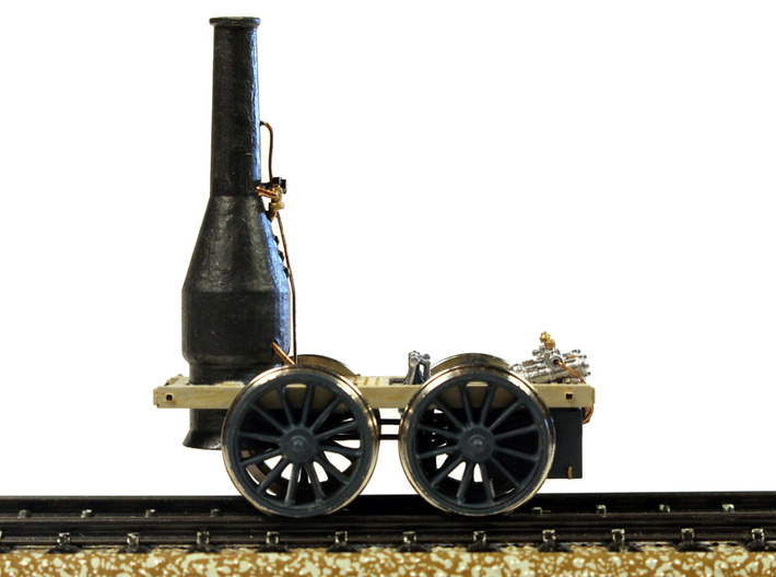 1830 Best Friend of Charleston Steam Locomotive 3d printed
