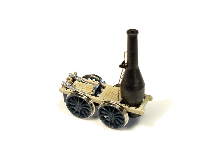 1830 Best Friend of Charleston Steam Locomotive 3d printed 
