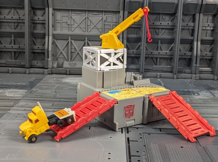 TF G1 Ironworks Crane Staging Platform 3d printed