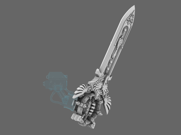 Angels Of Shadow Angelic Sword VenDread Size RIGHT 3d printed 