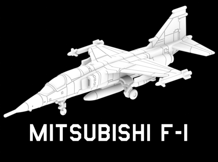 Mitsubishi F-1 (Loaded) 3d printed