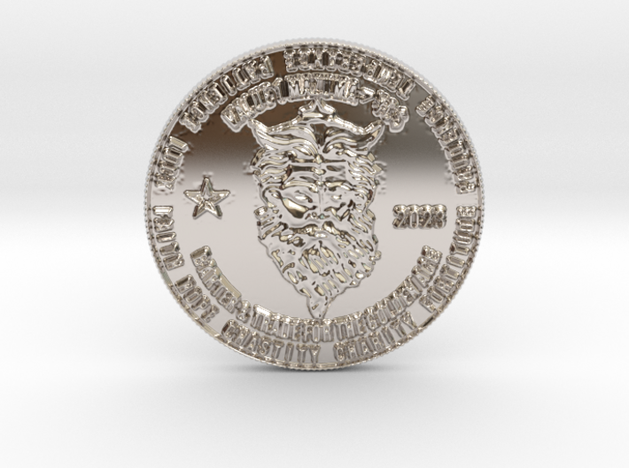 Lord Zeus Coin of 9 Virtues MAZUMA II 3d printed